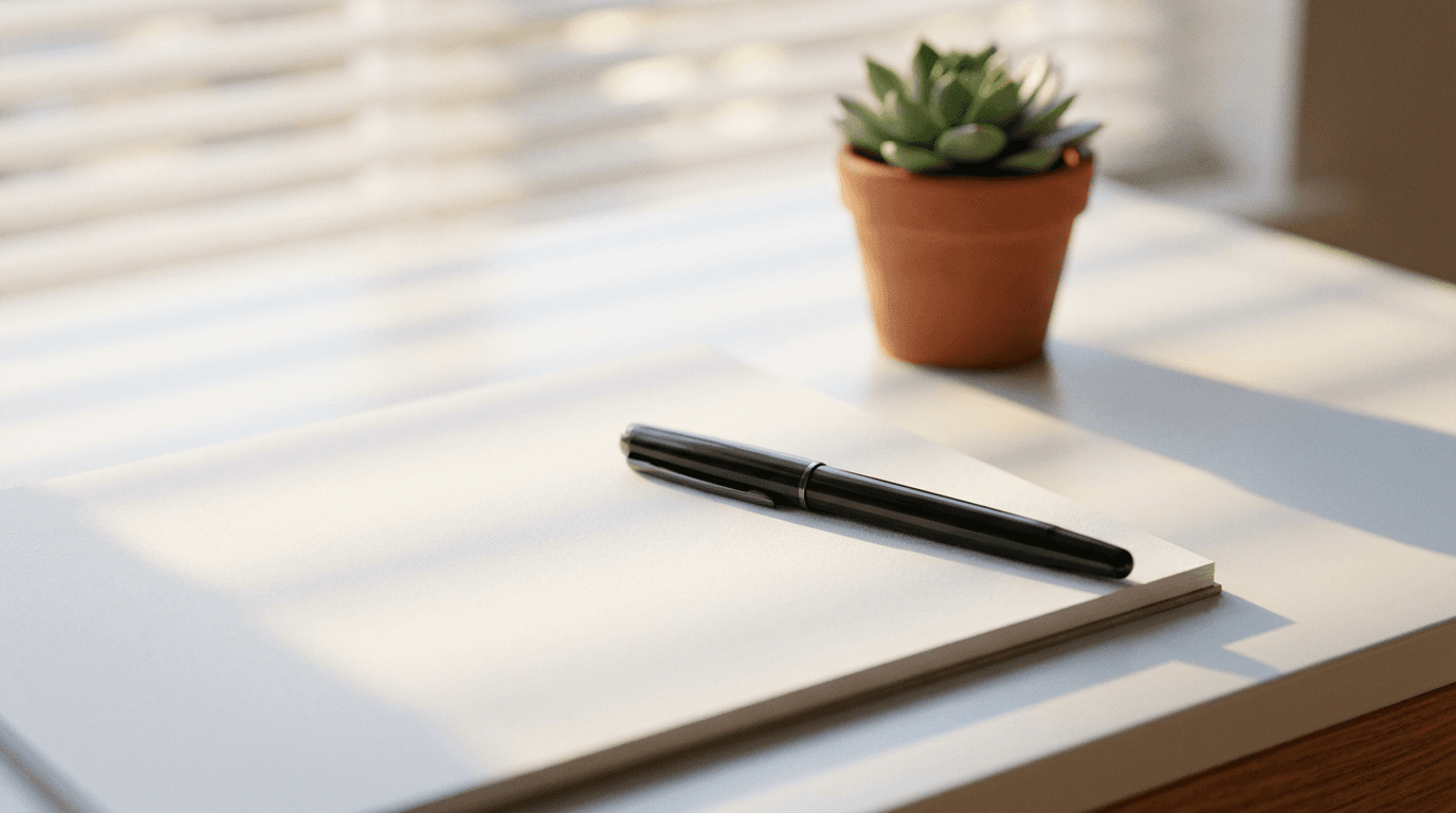 Marketing Biz Solutions workspace and creative process